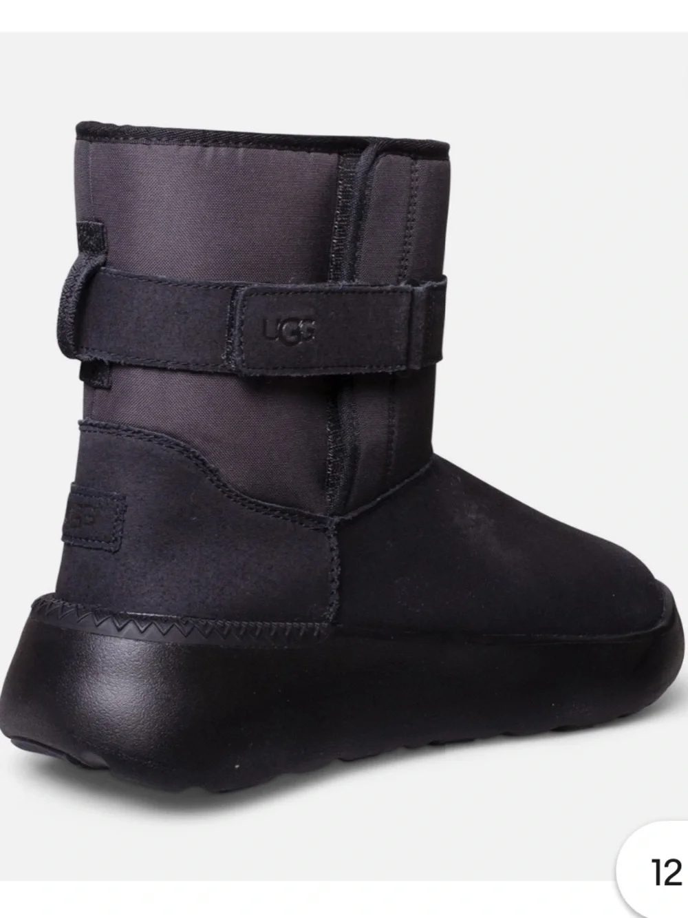 UGG CLASSIC S BLACK BOOTS - MEN'S